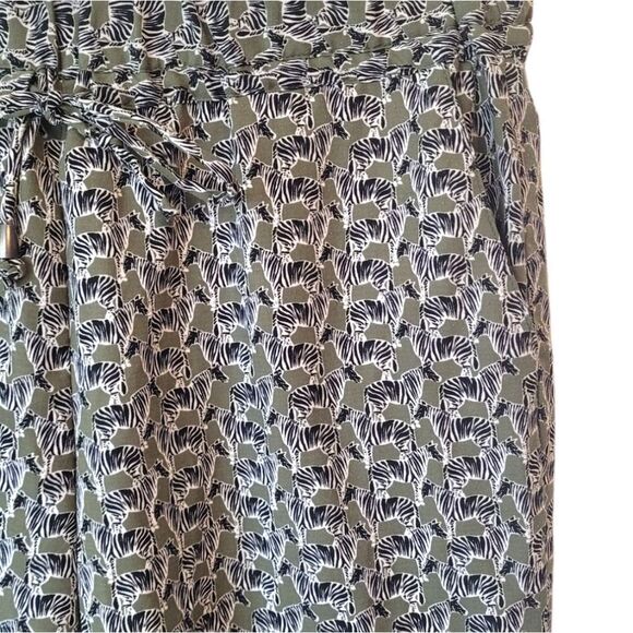 Splendid Women's Olive Zebra Print Drawstring Pants Size S - Picture 4 of 5